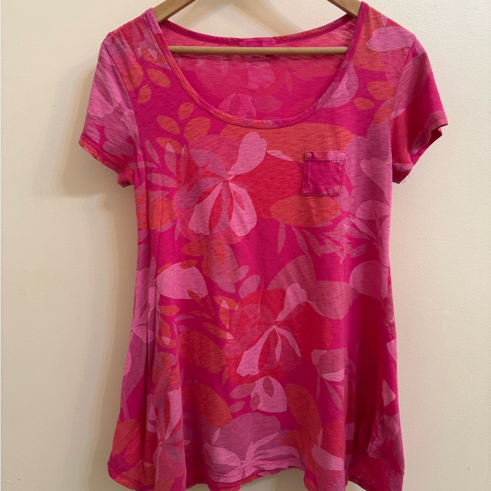 Fresh Produce Pink Floral Tunic